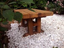 Outdoor Meditation Bench From Reclaimed Barn Wood 3 small