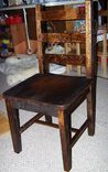 Reclaimed Antique Oak Rustic Dining Chairs 1 small