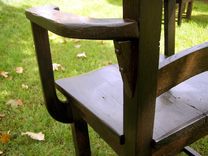 Captain's Dining Chairs From Reclaimed Barn Wood 4 small