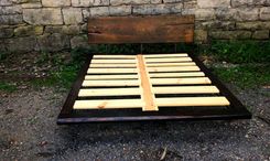 Modern Style Case Study Platform Bed From Reclaimed Wood 2 small