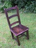 Arched Slat Rustic Dining Chairs From Reclaimed Barn Wood 1 small