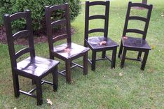 Arched Slat Rustic Dining Chairs From Reclaimed Barn Wood 3 small