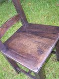 Arched Slat Rustic Dining Chairs From Reclaimed Barn Wood 4 small