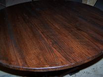 Chateau Base Round Dining Table From Reclaimed Oak 2 small