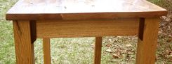 Barnwood Furniture Reclaimed Chestnut Writing Desk 4 small