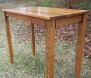 Barnwood Furniture Reclaimed Chestnut Writing Desk 5 small