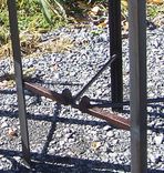 Urban Style Reclaimed Wood Bar Stools With Industrial Metal Legs And Railroad Spike Foot Catchers 3 small