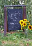 Menu Board / Weddings Signs From Reclaimed Wine Barrel Staves 1 small