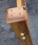 Queen Size Bed Frame Made From Reclaimed Antique Barnwood 3 small
