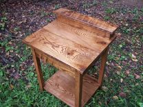 Rustic Bathroom Vanity From Reclaimed Antique Oak 2 small