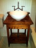 Rustic Bathroom Vanity From Reclaimed Antique Oak 4 small