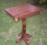 Reclaimed Antique Chestnut Breakfast Pub Table 3 small