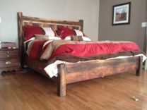 Reclaimed Oak Bed Frame, Cabin Comfort 5 small