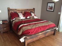 Reclaimed Oak Bed Frame, Cabin Comfort 2 small