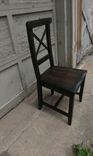 Reclaimed Antique Oak Dining Chairs With Curved Back 1 small