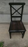 Reclaimed Antique Oak Dining Chairs With Curved Back 3 small