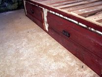 Shabby Chic Barn Door Bed 4 small