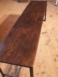 Industrial Chic Bench From Reclaimed Wood And Metal 2 small