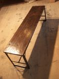 Industrial Chic Bench From Reclaimed Wood And Metal 3 small