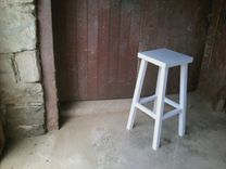 Painted Reclaimed Wood Country Stools 1 small