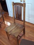 Reclaimed Antique Barn Wood Rustic Spindle Back Chairs 1 small