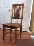 Reclaimed Antique Barn Wood Rustic Spindle Back Chairs 2 small