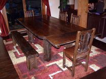 Timberframe Thick Plank Farm Table 2 small