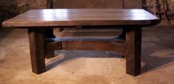 Timberframe Thick Plank Farm Table 4 small