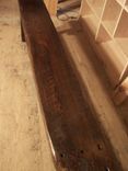 Thick Plank Farm Bench From Antique Reclaimed Barn Wood 2 small