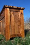Butcher Block Kitchen Island From Reclaimed Hardwood With Cabinet Base 4 small