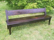 Antique Reclaimed Tulip Tree Farm Bench 2 small