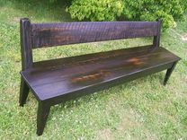 Antique Reclaimed Tulip Tree Farm Bench 4 small