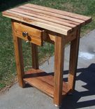 Butcher Block Kitchen Island From Reclaimed Hardwood 3 small