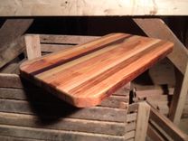 Reclaimed Hardwood Cutting And Serving Board 3 small