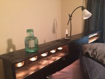 Rustic Reclaimed Platform Bed With Drawers And Lighting 1 small