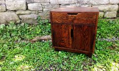 Danish Modern Reclaimed Douglas Fir Nightstand 1 small