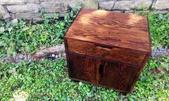 Danish Modern Reclaimed Douglas Fir Nightstand 3 small