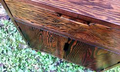 Danish Modern Reclaimed Douglas Fir Nightstand 4 small