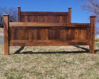 Custom Bed Frame Made From Reclaimed Oak 1 small