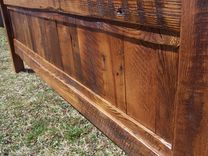 Custom Bed Frame Made From Reclaimed Oak 2 small