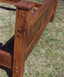 Custom Bed Frame Made From Reclaimed Oak 5 small