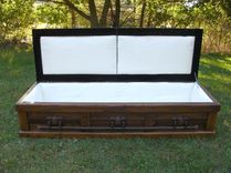 Hand Built Reclaimed Wood Celtic Custom Casket 3 small
