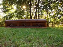Hand Built Reclaimed Wood Celtic Custom Casket 5 small