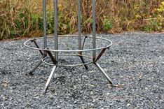 Modern Urban Styled Vintage Wood And Industrial Metal Pub Table 3 small