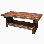 Heart Pine Rustic Coffee Table 1 small