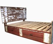 Shabby Chic Barn Door Bed 1 small