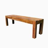 Reclaimed Barn Wood Parsons Style Bench 1 small