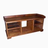 Vintage Reclaimed Storage Wood Bench 1 small