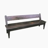 Antique Reclaimed Tulip Tree Farm Bench 1 small