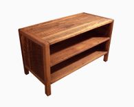 Solid Oak Rustic Media Console 1 small